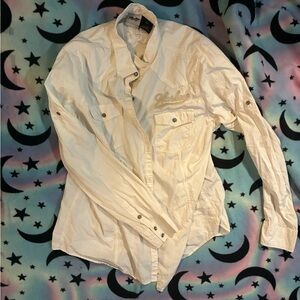 Harley-Davidson Cream Button-Up Shirt